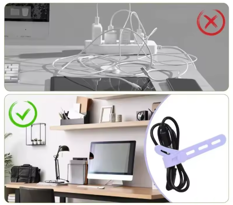 Silicone Cable Management Straps