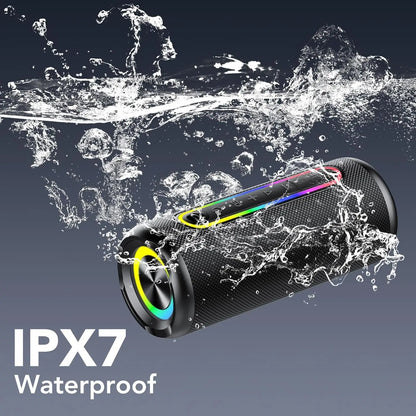 30W RGB Portable Bluetooth Waterproof Speaker